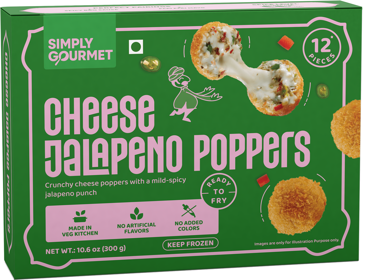 Cheese Jalapeño Poppers pack