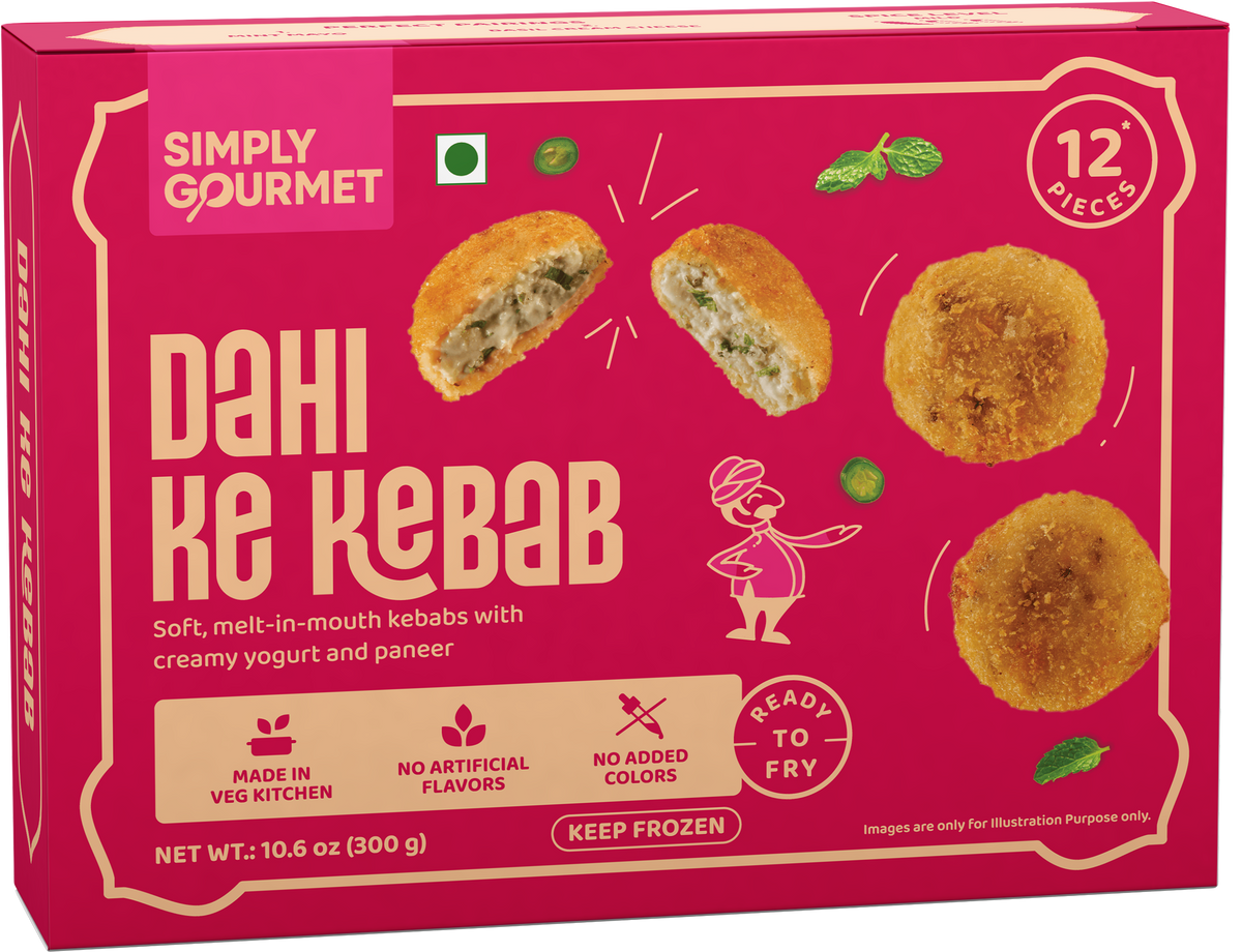 Dahi Ke Kebab pack