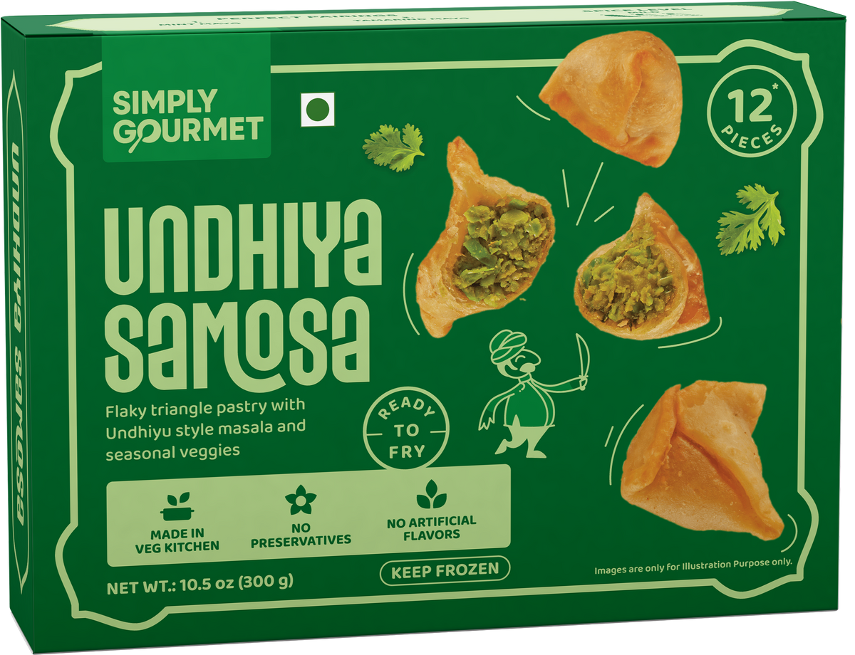 Undhiya Samosa pack