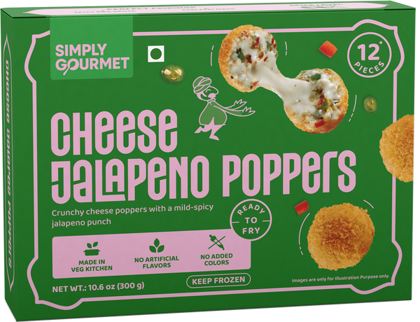 Cheese Jalapeño Poppers pack