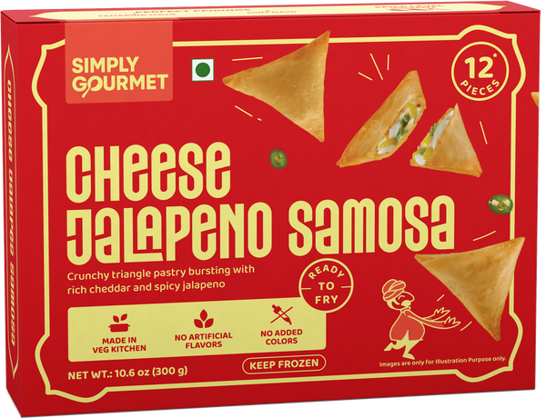 Cheese Jalapeño Samosa pack