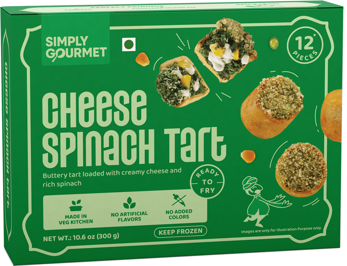 Cheese Spinach Tart pack