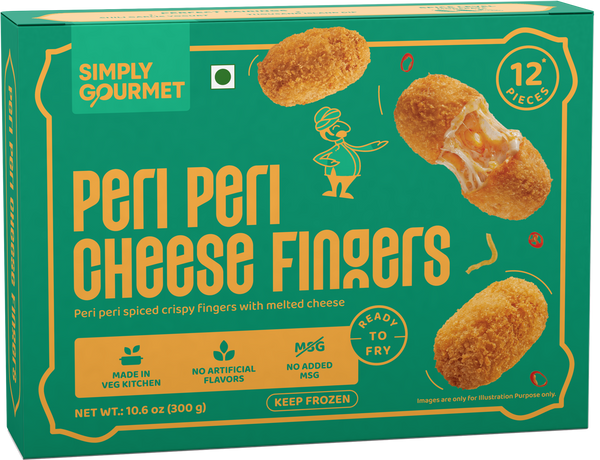 Peri Peri Cheese Fingers pack