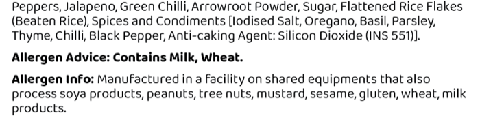 Hero ingredients: Processed Cheese · Jalapeno · Bell Peppers